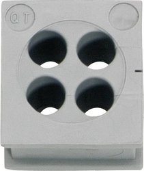 Tuleja kablowa QT Icotek, QT 4/3, 42580, szary, 1 szt.