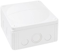 Skrzynka przyłączeniowa Wiska Combi 1010/leer/W, IP66/IP67, (D x S x W) 140 x 140 x 82 mm, biały, 1 szt.
