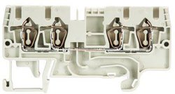 Złączka szynowa 2-torowa 4-zaciskowa Wieland WKFN 2,5 D2/2/35 Szara