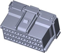 Obudowa złącza pin żeńskiego na kabel TE Connectivity MCP 8-968975-1, automotive, piny: 21, 24 A, 1 szt.