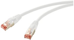 Kabel LAN, RJ45 Renkforce RF-5771886, 1 szt., RJ45, CAT 6, S/FTP, 1.50 m, szary komputerowy