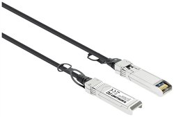 INTELLINET SFP+ 10G Pasywny kabel DAC Twinax SFP+ do SFP+ 2m Kompatybilny z HPE Bezpośrednie mocowanie Miedź AWG 30 czarny Intellinet 508421 SFP+ 10G Passives DAC Twinax Kabel 10 GBit/s 7 m Dalsze dane techniczne Długość: 2 m