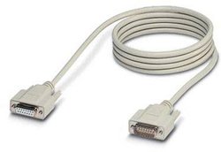 Kabel szeregowy, równoległy Phoenix Contact 1656275, [1x złącze żeńskie D-SUB 15-pin - 1x złącze męskie D-SUB 15-pin], 2.00 m