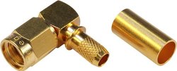 Złącze SMA odwrócone Telegärtner J01150R0031 J01150R0031 złącze męskie kątowe 50 Ω 1 szt.