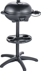 Grill elektryczny PG 8541, grill stojący z kapturem Grill stojący Severin PG 8541, 2000 W, czarny