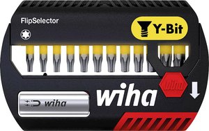 Zestaw bitów Wiha FlipSelector Y-Bit 25 mm TORX® 13 szt. 1/4 '' Bity Wiha  41828 1 zest. TORX Plus