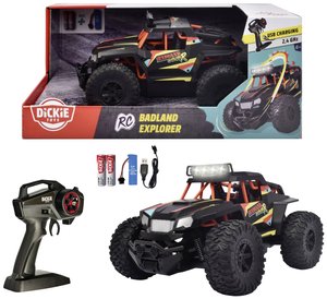 Samochód RC dla początkujących Dickie Toys Badland Explorer, 1:14, Elektryczny, RtR