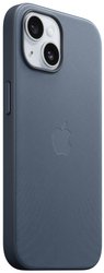 Apple Finewoven Case Futerał backcase Apple iPhone 15 pacyfic blue Ładowarka indukcyjna, Odporny na wstrząsy