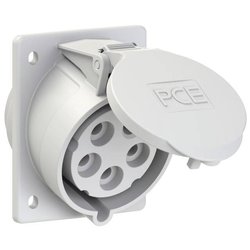 Gniazdo natynkowe CEE skośne (80x97mm) 32A 5p 1h IP44/IP54 Puszka montażowa CEE PC Electric 425-1 32 A