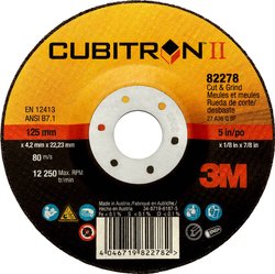 3M 81152 Cubitron™ II Cut & Grind T27 Tarcza szlifierska Średnica 150 mm Średnica otworu 22.23 mm  10 szt.