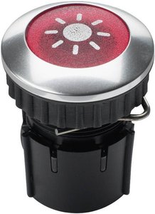 Przycisk do dzwonka Grothe 63022, 12 V/1,5 A, IP54, aluminiowy