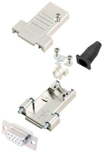 Zestaw listew żeńskich D-Sub encitech DTSL09-SJSRG-T-DMS-W-K 6355-8087-31, rzędy: 2, styki: 9, 180 °, 1 szt.