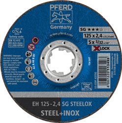 Tarcza tnąca wygięta PFERD SG STEELOX 61340125  25 szt.