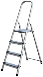 Drabina składana Kunzer 7AL04, składana, Maksymalna wysokość robocza: 82 cm