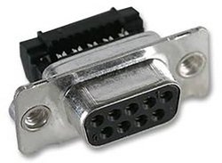 Listwa żeńska D-Sub MH Connectors MH10591, rzędy: 2, styki: 9, 180 °, 1 szt.