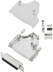 Zestaw listew żeńskich D-Sub TRU COMPONENTS TCMHDM3525DMSK 7709804, rzędy: 2, styki: 25, 35 °, 1 szt.