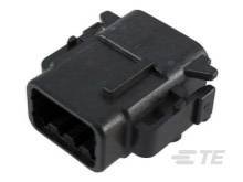 Obudowa złącza pin żeńskiego na kabel TE Connectivity DTM06-08SA-EE04, wire-to-wire, piny: 8, 1 szt.