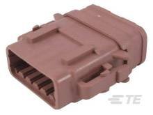 Obudowa złącza pin żeńskiego na kabel TE Connectivity DTM06-12SD-E007, wire-to-wire, piny: 12, 1 szt.
