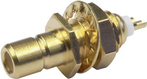 Złącze SMB Telegärtner J01160A0021 J01160A0021 złącze męskie do wbudowania pionowego 50 Ω 1 szt.