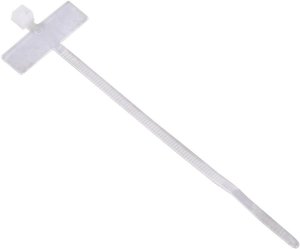 Opaska kablowa Hama 00020563, tworzywo sztuczne, naturalny, elastyczne, (D x S) 10 cm x 0.48 cm, 25 szt.