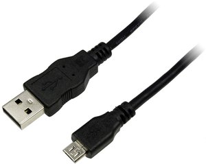 Kabel USB LogiLink, USB 2.0, Złącze męskie USB-A, Złącze męskie USB Micro-B, 0.60 m