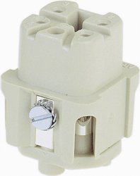 Złącze żeńskie przemysłowe Harting Han® 16A-F-s 09 20 016 2812, seria Han® A, 16 + PE, 1 szt.