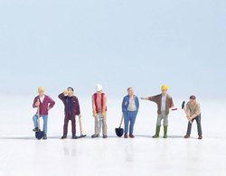 Figurki robotników budowlanych, NOCH, skala H0