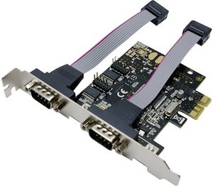 LogiLink PC0031 — karta PCI Express, 2x port szeregowy Karta portu szeregowego LogiLink PC0031 PC0031  PCIe
