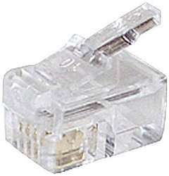 Shiverpeaks BASIC-S sieciowy wtyk modularny RJ10 4-pinowy, 4 styki przypisane, styki pozłacane, opak. 10 szt. Złącze męskie RJ Shiverpeaks BS72039-10, RJ10, piny:4P4C, 10 szt.