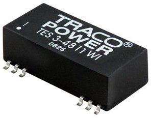 Przetwornica DC/DC, SMD TracoPower TES 3-2411WI TES 3-2411WI, SMD, 3 W, 5 V/DC, 600 mA, 1 szt.