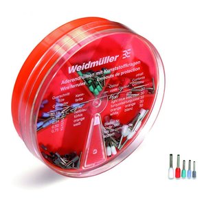 Zestaw końcówek rurkowych Weidmüller H-BOX 0,14-0,75QMM 9025410000, 0.104 mm² - 0.705 mm², 150 szt.