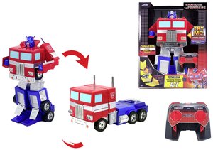 Samochód RC dla początkujących JADA TOYS Transforming RC Optimus Prime, Elektryczny, RtR