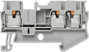 Złącze przelotowe wciskowe Phoenix Contact PIT 2,5-TWIN, 0,14 - 4 mm2, 24 A, szare