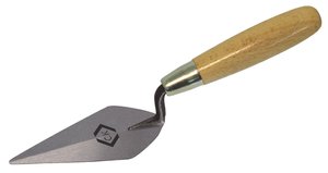 Kielnia trójkątna 100 mm, z trzonkiem z twardego drewna Kielnia szpiczasta C.K T5060 4 1 szt.