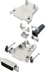 Zestaw listew męskich D-Sub encitech DTZF15-HDP26-K 6355-0063-02, rzędy: 3, styki: 26, 180 °, 1 zest.