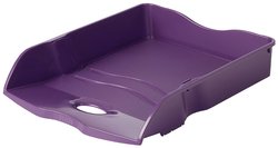 Półka na listy HAN Re-LOOP, DIN A4/C4, 100% materiał z recyklingu, sztaplowana, fioletowa Tacka na listy HAN Re-LOOP DIN A4, DIN C4 liliowy 1 szt.