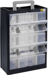 Magazynek na małe części Allit VarioPlus DrawBox C 40 466260  (S x W x G) 300 x 465 x 155 mm czarny, szary 1 szt.