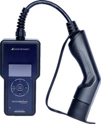 Tester funkcji z automatyczną sekwencją testową do sprawdzania funkcjonalności punktu ładowania AC E zgodnie z IEC 61851-1 Tester bezpieczeństwa, Tester VDE, Adapter testowy Gossen Metrawatt PROFiTEST H+E EASY CHECK