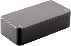Obudowa do płytek Euro Hammond Electronics, ABS, czarny, (D x S x W) 85 x 56 x 39 mm, 1 szt.