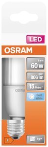 Żarówka LED OSRAM 4058075428508 E-27 8 W = 60 W 806 lm zimna biel 1 szt.
