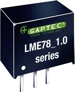 Przetwornica DC/DC, do PCB Gaptec LME78_15-1.0 10070826, SIP-3, 15 W, 15 V/DC, 1 A, 1 szt.