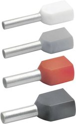 Podwójna końcówka Klauke 87313, 2.50 mm² x 13 mm, 100 szt.