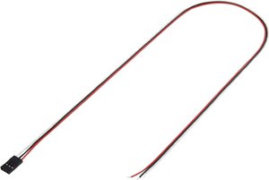 Konfekcjonowany kabel, całkowita ilość biegunów 3 1244003 Raster: pin 2,54 mm 1 szt.