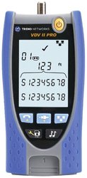 VDV II Pro - Cloud-Connected - Test okablowania z wykrywaniem prędkości TDR/Link do 10G, funkcja Bluetooth/Report Tester kabli Trend Networks VDV II Pro BT R158005