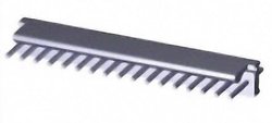 Listwa kołkowa, męska, standardowa TE Connectivity MTA-100 1-640456-7, wire-to-wire, piny: 17, 5 A, 1 szt.