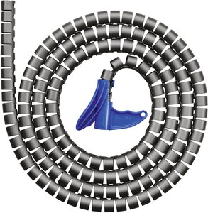 Wąż kablowy HellermannTyton 161-64303, 21 mm (max), srebrny, 25 m