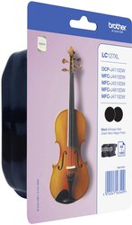 Brother atrament LC-127XLBK tusz oryginalny zestaw 2 szt. Czarny LC127XLBKBP2DR