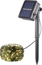 Solarny łańcuch świetlny   WS-SL05 100L 0.3 W ciepła biel 2 lm