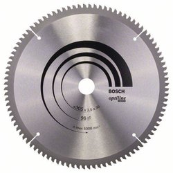 Tarcza tnąca z węglików spiekanych Bosch Accessories Optiline 305 x 30 x 2.5 mm 1 szt.