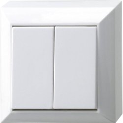 Przełącznik szeregowy PlanoLuxe natynkowy biały Przełącznik seryjny REV 0511462777, biały